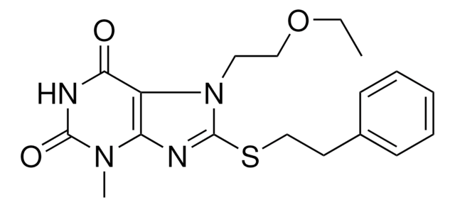 7-(2-ETHOXYETHYL)-3-ME-8-((2-PHENYLETHYL)THIO)-3,7-DIHYDRO-1H-PURINE-2,6-DIONE AldrichCPR