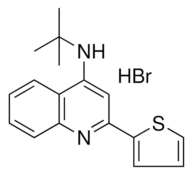 TERT-BUTYL-(2-THIOPHEN-2-YL-QUINOLIN-4-YL)-AMINE, HYDROBROMIDE AldrichCPR
