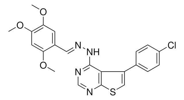 2,4,5-TRIMETHOXYBENZALDEHYDE (5-(4-CL-PH)THIENO(2,3-D)PYRIMIDIN-4-YL)HYDRAZONE AldrichCPR