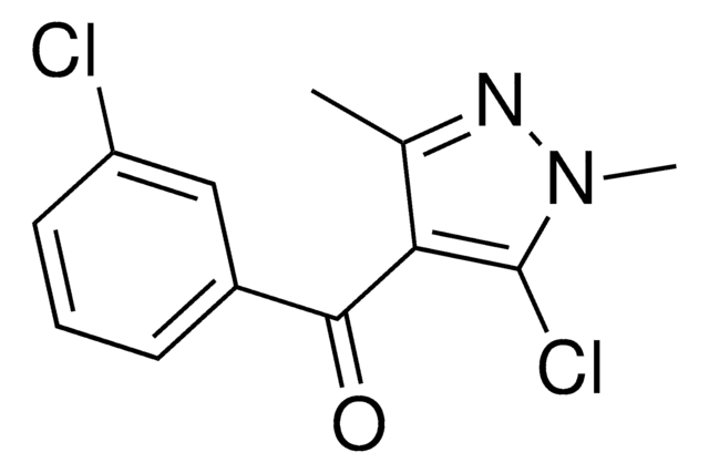 (5-chloro-1,3-dimethyl-1H-pyrazol-4-yl)(3-chlorophenyl)methanone AldrichCPR