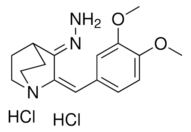 2-(3,4-DIMETHOXYBENZYLIDENE)QUINUCLIDIN-3-ONE HYDRAZONE DIHYDROCHLORIDE AldrichCPR