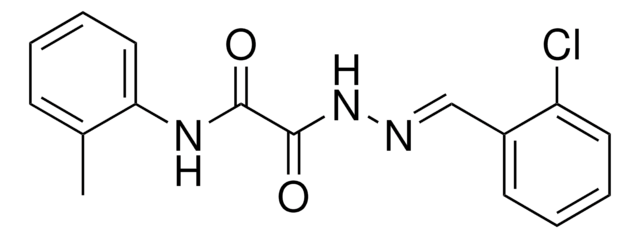 2-(2-(2-CHLOROBENZYLIDENE)HYDRAZINO)-N-(2-METHYLPHENYL)-2-OXOACETAMIDE AldrichCPR