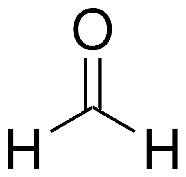 Formaldehyde solution ACS reagent, 37&#160;wt. % in H2O, contains 10-15% Methanol as stabilizer (to prevent polymerization)