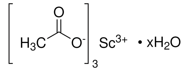 Scandium(III) acetate hydrate 99.9% trace metals basis