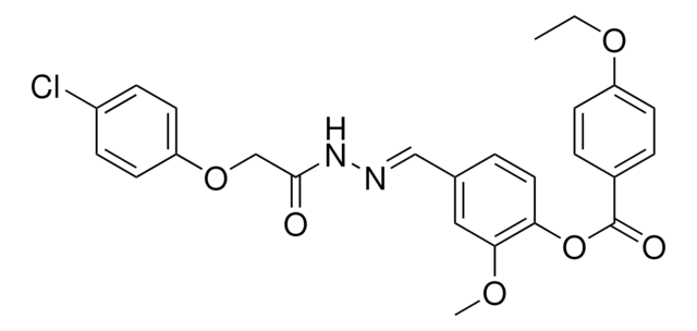 4-(2-((4-CHLOROPHENOXY)ACETYL)CARBOHYDRAZONOYL)-2-METHOXYPHENYL 4-ETHOXYBENZOATE AldrichCPR