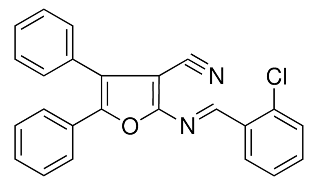 2-((2-CHLORO-BENZYLIDENE)-AMINO)-4,5-DIPHENYL-FURAN-3-CARBONITRILE AldrichCPR