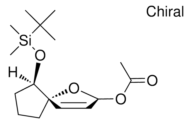 (2S,5S,6R)-6-{[TERT-BUTYL(DIMETHYL)SILYL]OXY}-1-OXASPIRO[4.4]NON-3-EN-2-YL ACETATE AldrichCPR