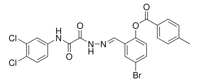 4-BROMO-2-(2-((3,4-DICHLOROANILINO)(OXO)ACETYL)CARBOHYDRAZONOYL)PHENYL 4-METHYLBENZOATE AldrichCPR