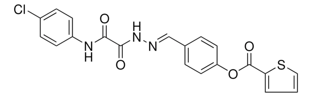 4-((2-(2-(4-CHLOROANILINO)-2-OXOACETYL)HYDRAZONO)ME)PH 2-THIOPHENECARBOXYLATE AldrichCPR