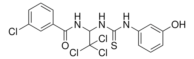 3-CHLORO-N-(2,2,2-TRICHLORO-1-[3-(3-HYDROXY-PHENYL)-THIOUREIDO]-ETHYL)-BENZAMIDE AldrichCPR