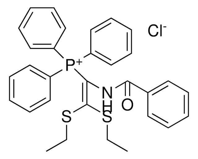 (1-BENZOYLAMINO-2,2-BIS-ETHYLSULFANYL-VINYL)-TRIPHENYL-PHOSPHONIUM, CHLORIDE AldrichCPR