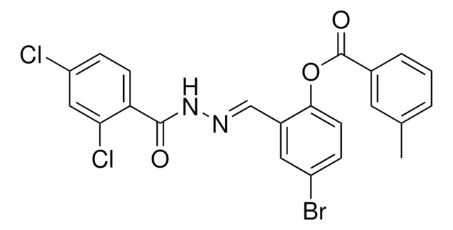 4-BROMO-2-(2-(2,4-DICHLOROBENZOYL)CARBOHYDRAZONOYL)PHENYL 3-METHYLBENZOATE AldrichCPR