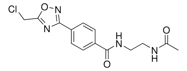 N-[2-(Acetylamino)ethyl]-4-[5-(chloromethyl)-1,2,4-oxadiazol-3-yl]benzamide AldrichCPR