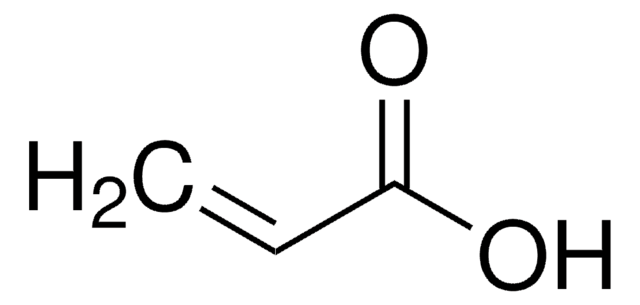 Acrylic acid anhydrous, contains 200&#160;ppm MEHQ as inhibitor, 99%