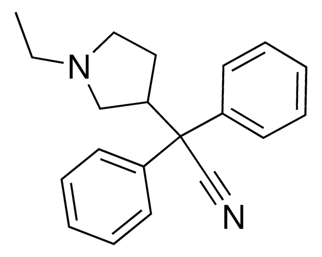 (1-Ethyl-3-pyrrolidinyl)(diphenyl)acetonitrile AldrichCPR