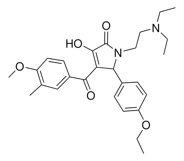 1-[2-(DIETHYLAMINO)ETHYL]-5-(4-ETHOXYPHENYL)-3-HYDROXY-4-(4-METHOXY-3-METHYLBENZOYL)-1,5-DIHYDRO-2H-PYRROL-2-ONE AldrichCPR