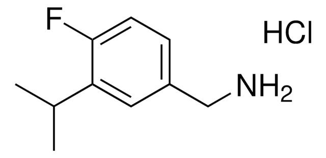 (4-Fluoro-3-isopropylphenyl)methanamine hydrochloride AldrichCPR