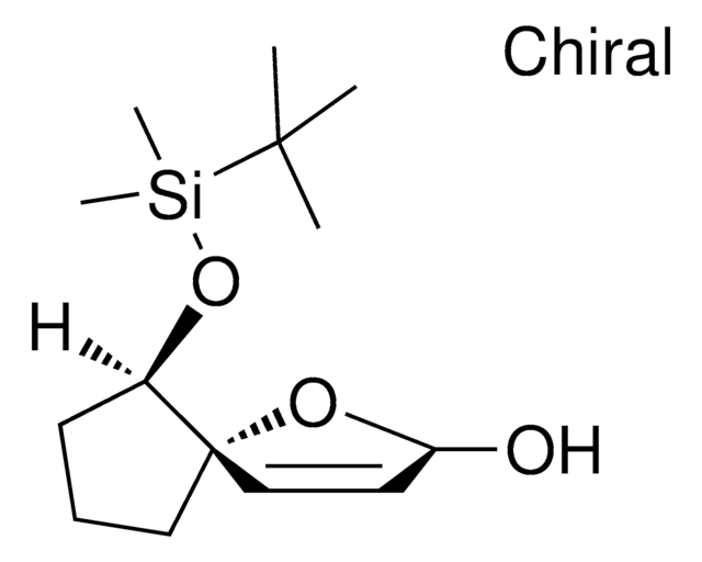 (2R,5S,6R)-6-{[TERT-BUTYL(DIMETHYL)SILYL]OXY}-1-OXASPIRO[4.4]NON-3-EN-2-OL AldrichCPR