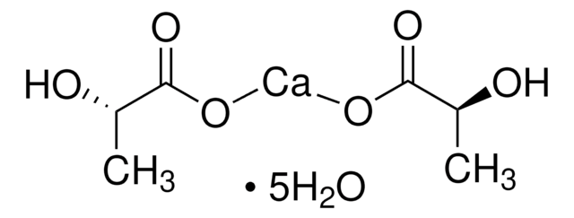 Calcium lactate pentahydrate meets USP testing specifications