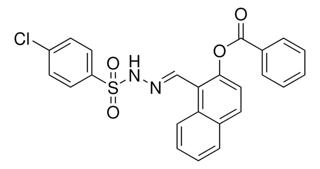 1-((2-((4-CHLOROPHENYL)SULFONYL)HYDRAZONO)METHYL)-2-NAPHTHYL BENZOATE AldrichCPR