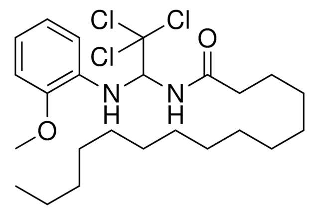 PENTADECANOIC ACID (2,2,2-TRICHLORO-1-(2-METHOXY-PHENYLAMINO)-ETHYL)-AMIDE AldrichCPR