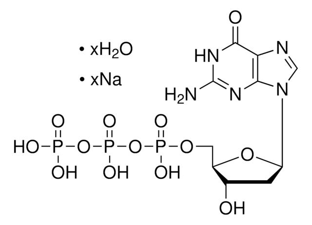 2&#8242;-Deoxyguanosine 5&#8242;-triphosphate sodium salt hydrate &#8805;96% (HPLC)
