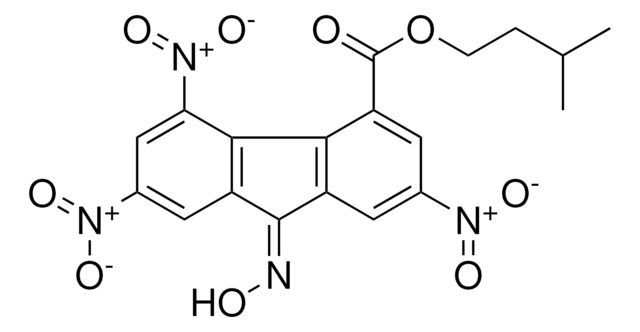 9-HYDROXYIMINO-2,5,7-TRINITRO-9H-FLUORENE-4-CARBOXYLIC ACID 3-METHYL-BUTYL ESTER AldrichCPR