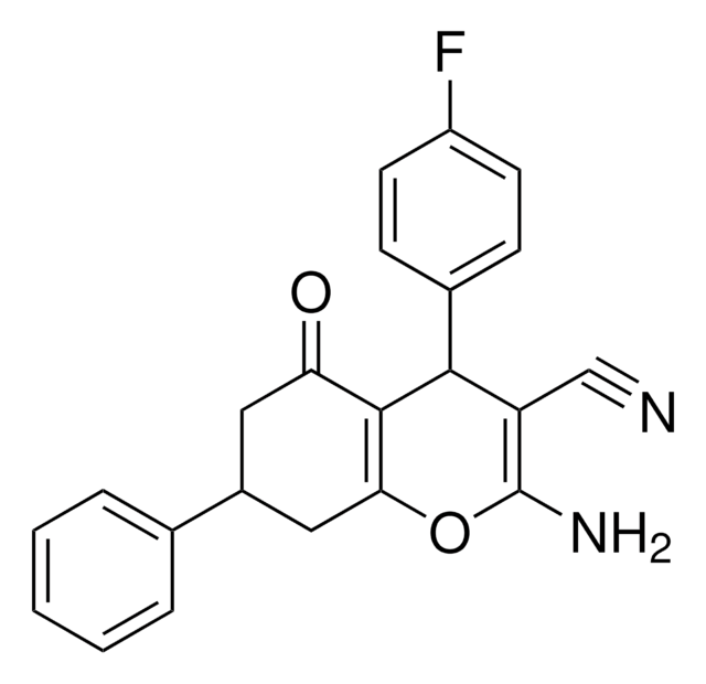 2-AMINO-4-(4-F-PH)-5-OXO-7-PHENYL-5,6,7,8-TETRAHYDRO-4H-CHROMENE-3-CARBONITRILE AldrichCPR
