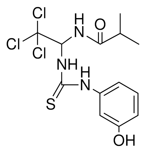 N-(2,2,2-TRICHLORO-1-(3-(3-HYDROXY-PHENYL)-THIOUREIDO)-ETHYL)-ISOBUTYRAMIDE AldrichCPR