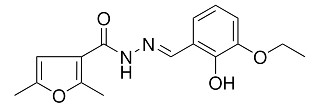 2,5-DIMETHYL-FURAN-3-CARBOXYLIC ACID (3-ETHOXY-2-HYDROXY-BENZYLIDENE)-HYDRAZIDE AldrichCPR