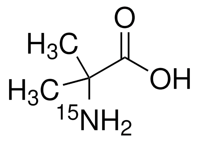 2-Aminoisobutyric-15N acid 98 atom % 15N, 98% (CP)