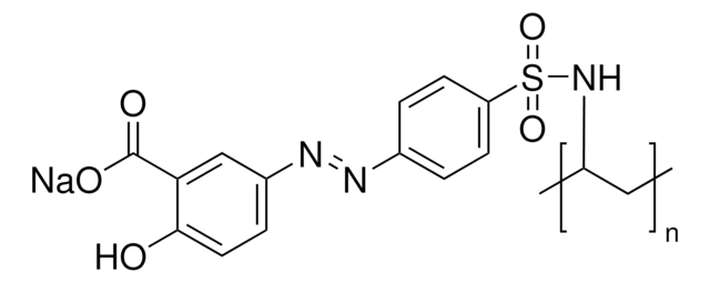 Poly[1-[4-(3-carboxy-4-hydroxyphenylazo)benzenesulfonamido]-1,2-ethanediyl, sodium salt] technical grade