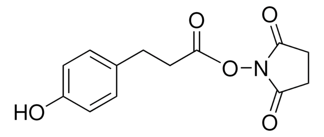 3-(4-Hydroxyphenyl)propionic acid N-hydroxysuccinimide ester BioReagent, suitable for fluorescence, &#8805;97.0% (C)