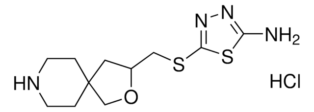 5-(((2-Oxa-8-azaspiro[4.5]decan-3-yl)methyl)thio)-1,3,4-thiadiazol-2-amine hydrochloride AldrichCPR