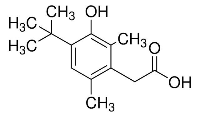 2-(4-tert-Butyl-3-hydroxy-2,6-dimethylphenyl)acetic acid certified reference material, TraceCERT&#174;, Manufactured by: Sigma-Aldrich Production GmbH, Switzerland