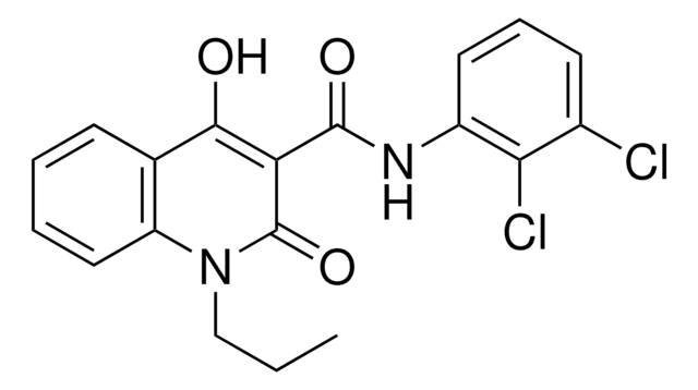 N-(2,3-DICHLOROPHENYL)-4-HO-2-OXO-1-PROPYL-1,2-DIHYDRO-3-QUINOLINECARBOXAMIDE AldrichCPR