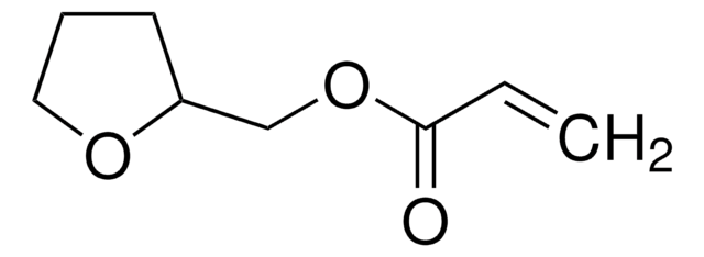 Tetrahydrofurfuryl acrylate contains 500&#160;ppm hydroquinone as inhibitor, 500&#160;ppm monomethyl ether hydroquinone as inhibitor