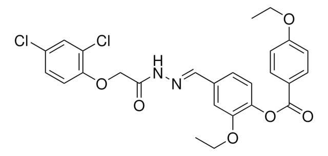 4-(2-((2,4-DICHLOROPHENOXY)AC)CARBOHYDRAZONOYL)-2-ETHOXYPHENYL 4-ETHOXYBENZOATE AldrichCPR