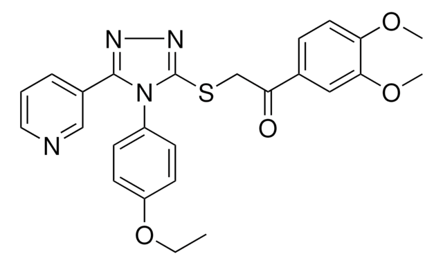 1-(3,4-DIMETHOXYPHENYL)-2-{[4-(4-ETHOXYPHENYL)-5-(3-PYRIDINYL)-4H-1,2,4-TRIAZOL-3-YL]SULFANYL}ETHANONE AldrichCPR