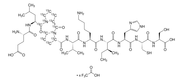 Glu-Leu-(Pro-13C5,15N)-(Pro-13C5,15N)-Val-Lys-Ile-His-Cys-Ser trifluoroacetate salt &#8805;99% 13C, &#8805;98% 15N, &#8805;95% (CP)