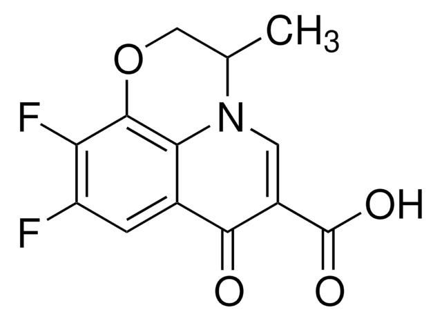 9,10-Difluoro-2,3-dihydro-3-methyl-7-oxo-7H-pyrido[1,2,3-de]-1,4-benzoxazine-6-carboxylic acid 97%