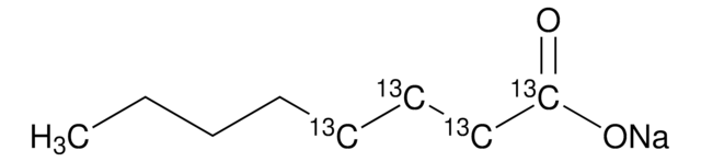 Sodium octanoate-1,2,3,4-13C4 endotoxin tested, 99 atom % 13C