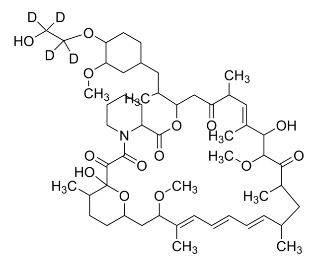 依维莫司-D4 溶液 100&#160;&#956;g/mL in acetonitrile, ampule of 1&#160;mL, certified reference material, Cerilliant&#174;