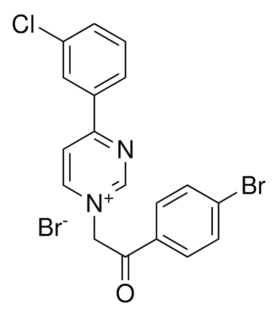 1-(2-(4-BROMO-PHENYL)-2-OXO-ETHYL)-4-(3-CHLORO-PHENYL)-PYRIMIDIN-1-IUM, BROMIDE AldrichCPR