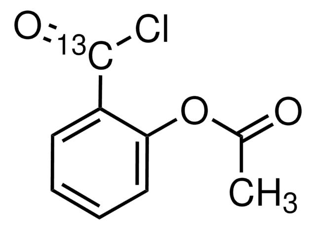 乙酰水杨酰氯-&#945;-13C 99 atom % 13C, 97% (CP)