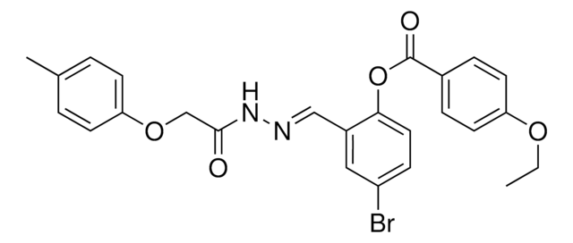 4-BROMO-2-(2-((4-METHYLPHENOXY)ACETYL)CARBOHYDRAZONOYL)PHENYL 4-ETHOXYBENZOATE AldrichCPR