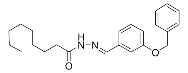 N'-(3-(BENZYLOXY)BENZYLIDENE)NONANOHYDRAZIDE AldrichCPR