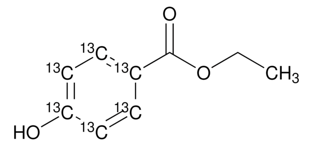 4-羟基苯甲酸乙酯-环-13C 溶液 50&#160;&#956;g/mL in acetone, analytical standard