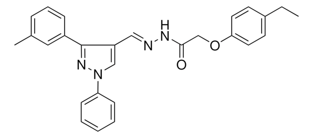 2-(4-ET-PHENOXY)-N'-((3-(3-ME-PH)-1-PH-1H-PYRAZOL-4-YL)METHYLENE)ACETOHYDRAZIDE AldrichCPR