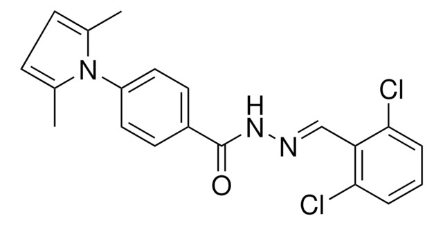 N'-(2,6-DICHLOROBENZYLIDENE)-4-(2,5-DIMETHYL-1H-PYRROL-1-YL)BENZOHYDRAZIDE AldrichCPR
